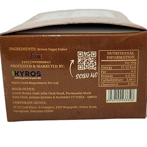Nature Farm Organic Nature Farm Organic Brown sugar cubes 500g Half Teaspoon sized cubes for Tea Coffee Milk Approx 200 cubes
