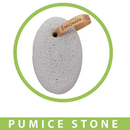 Omidazzle Midazzle Oval Shaped Pumice Stone - Large (White)