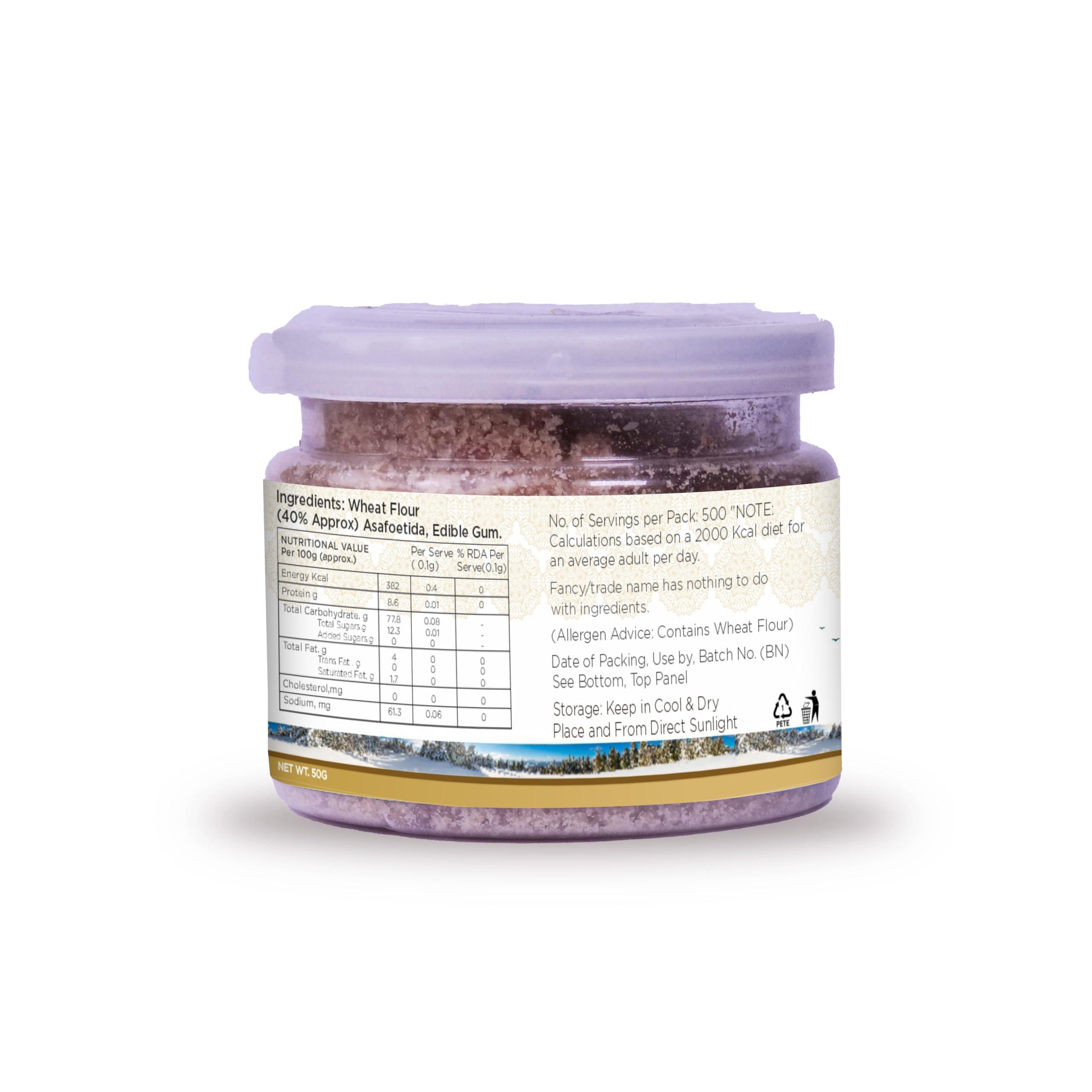 LMG LMG Golden Leaf Hing/Asafoetida | Aroma Enhancement for Cooking | Rich Flavour and Taste | Perungayam (50 Gram)