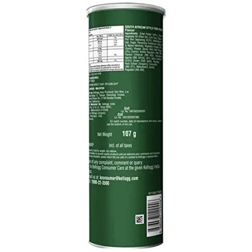 KELLOGS Pringles Peri Peri Flavour Potato Crisps, 107g
