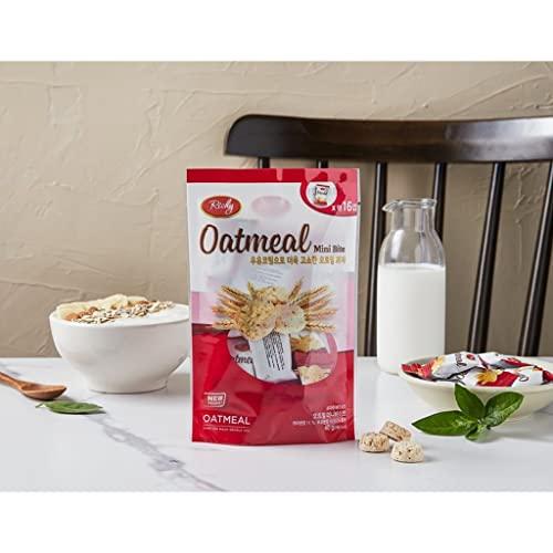 Generic Richy Oatmeal Mini Bites Oats and Cereal Flakes Mini Chocolate 250g (Imported)
