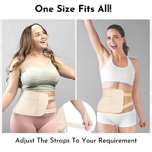 FittyFlux FittyFlux Castor Oil Wrap Pack for Liver Detox, Waist, Thyroid Neck & Insomnia, Absorbent Caster Oil Packs with Soft Organic Cotton and Elastic Strap, Anti Oil Leak Material (Khaki)