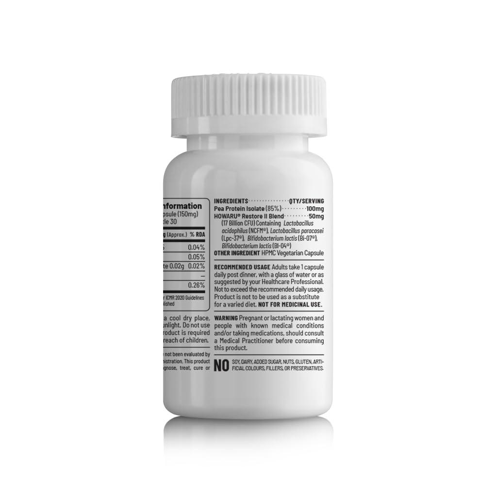 Unived Unived Flora-17™ | Vegan Probiotics with 17 Billion Active Multi-Strain Cultures per Capsule | Digestive, Immune, and Gut Health | for Athletes & Active Individuals | One Month Supply