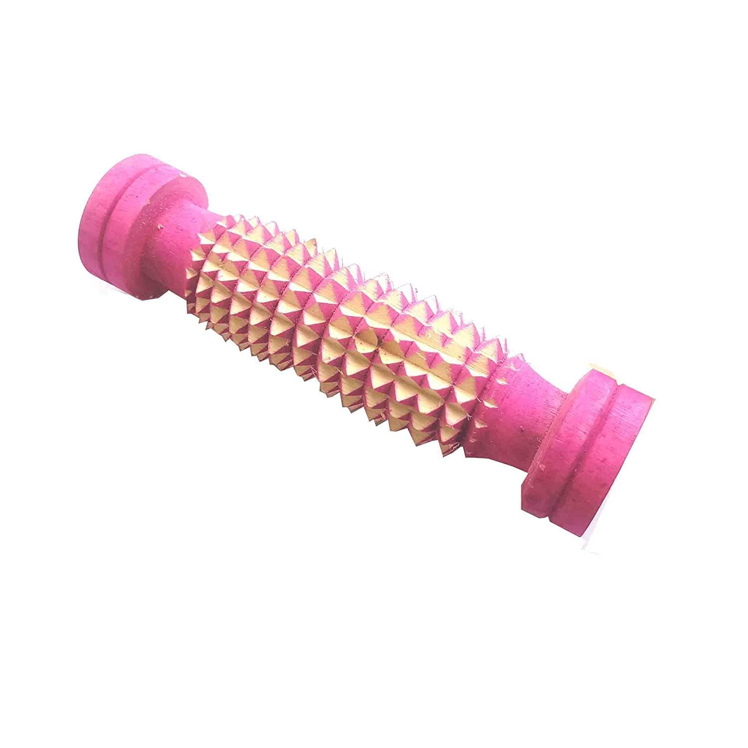 LINQUARD COLLECTION STORE Linquard Collection Store Wood Acupressure Roller D Massager/Hands massager/ Spine acupuncture massager roller /Wooden Roller Massager || wooden handheld foot roller