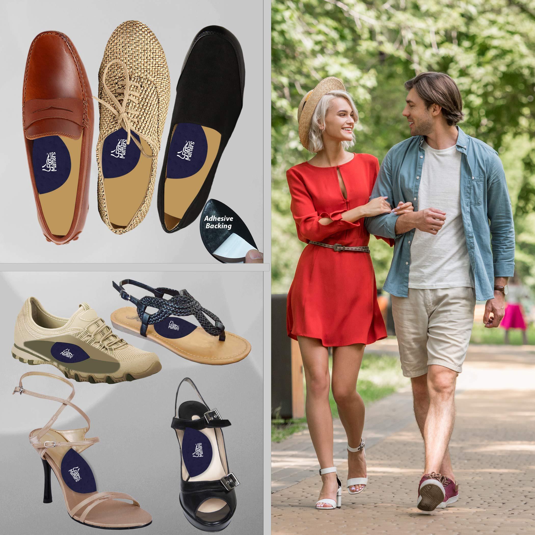 FOOTMATTERS FootMatters Arch Support Cushions - Prevent Foot Pain - Medium - 2 pair