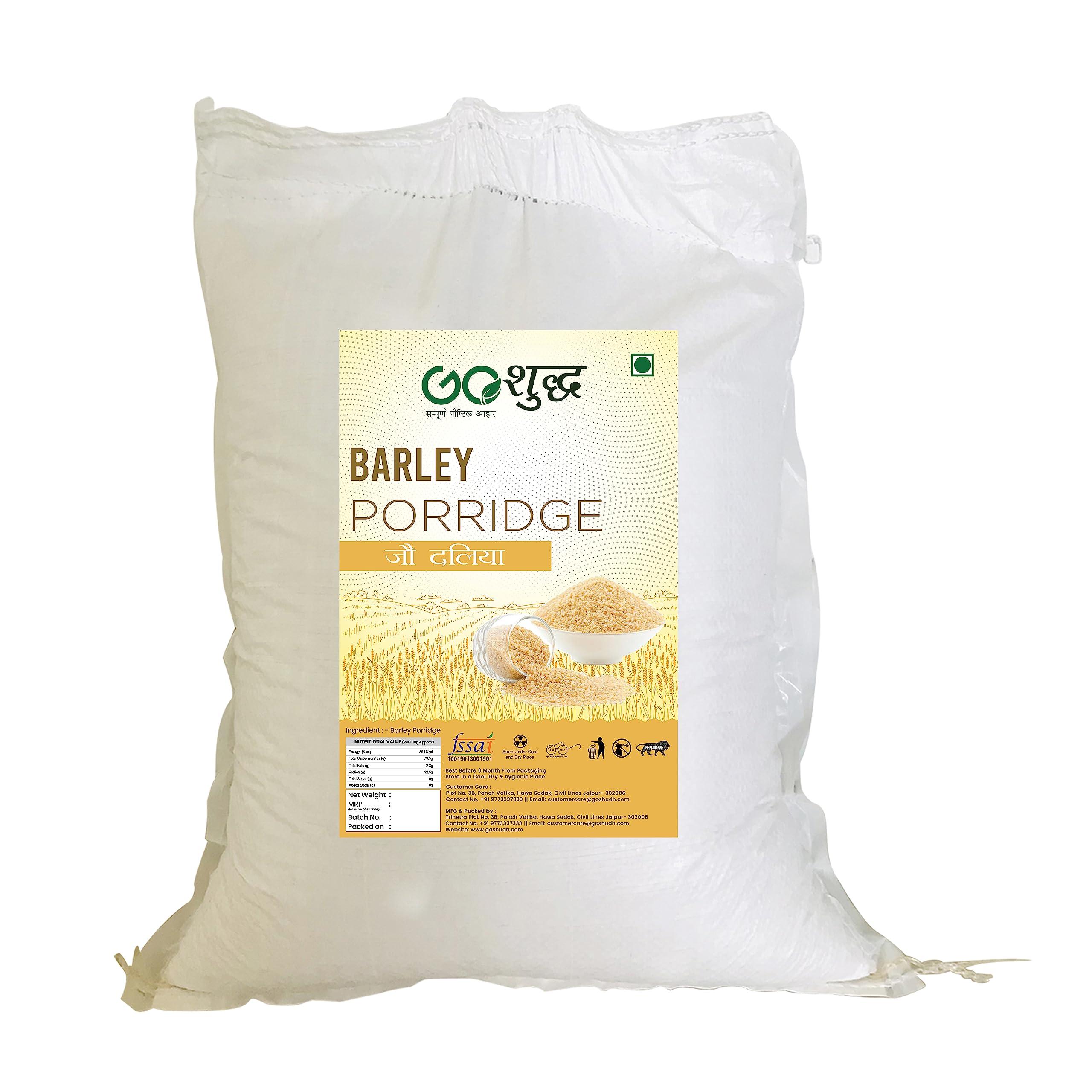 Goshudh-FREEDOM FROM ADULTERATION Goshudh Jau Daliya/Barley Porridge 3 kg Packing
