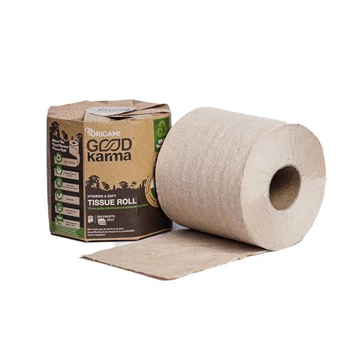 Origami Origami Good Karma 3 Ply Toilet Tissue Paper Roll - 1 x 36 Packs (320 Pulls Per Roll, 11,520 Sheets)