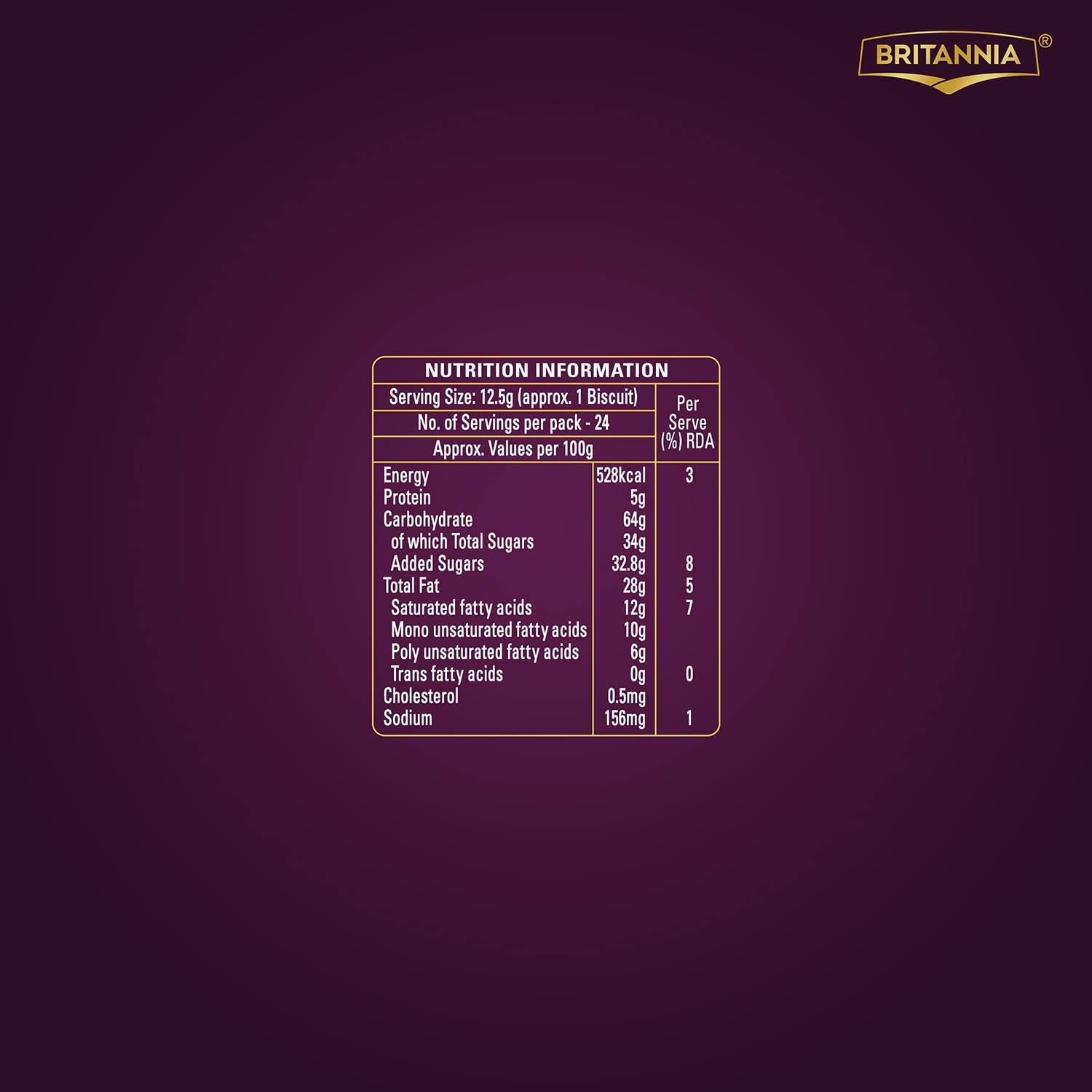 Britannia Britannia Pure Magic Chocolush, 300g, with extra crunchy biscuit and gooey choco-filling, Pack of 2