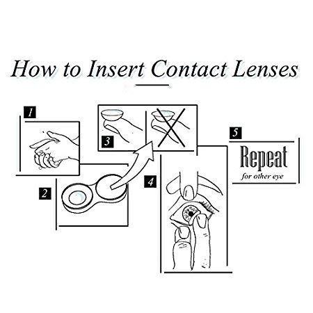 EYCOG EYCOG 4 Pair Monthly Honey Hazel Violet Grey Colored 0 Power Contact Lenses for Eyes Men and Women with 30 ml Solution