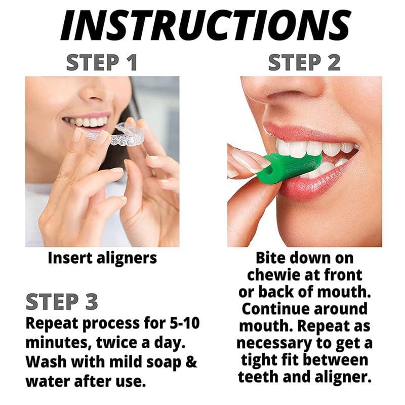 Dentosmile Dentosmile Chewies Seater in Mint Green Colour for Invisalign Aligner Chompers Trays