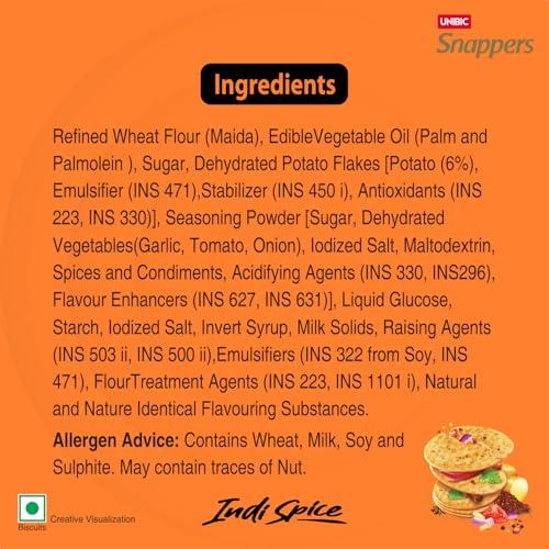 UNIBIC FOODS UNIBIC FOODS Snappers Potato Crackers - Indi Spice- 300gm
