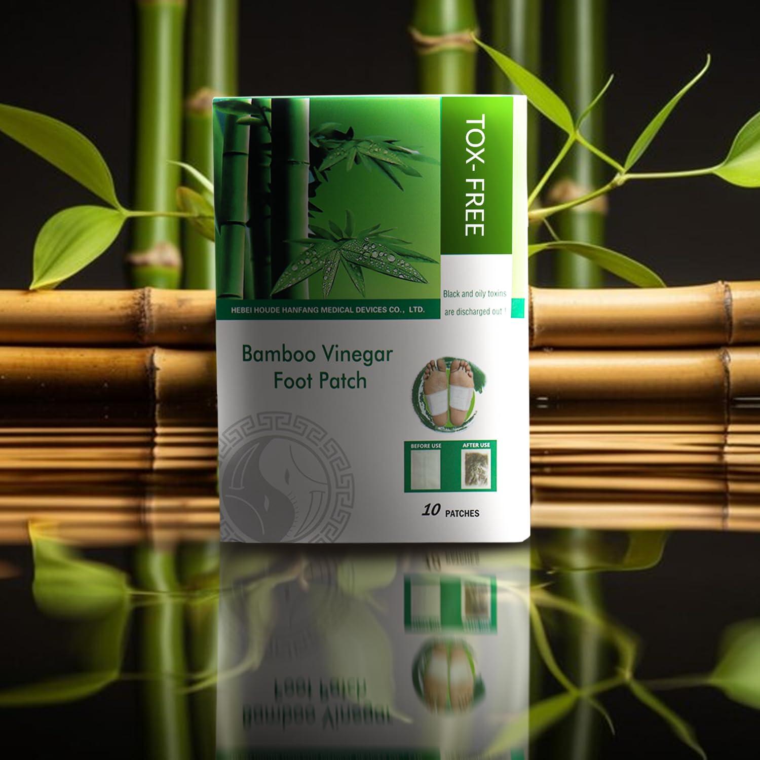 ABELIA Abelia TOX-FREE Detox Foot Patches Pain-Free Pads for Stress Relief Sleep, Natural Ingredients for Adhesive Foot Cleansing Detoxing Patch and Body Cleansing (Set of 1, 10 Patches)