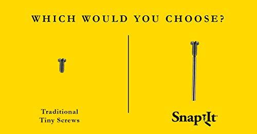 Snapit Snapit EyeGlass Repair Kit, With Long Easy Fit Screws And Micro Screwdriver. Perfect For Fixing Sunglasses, Spectacles, Glasses And Reading Glasses. Used By Opticians.