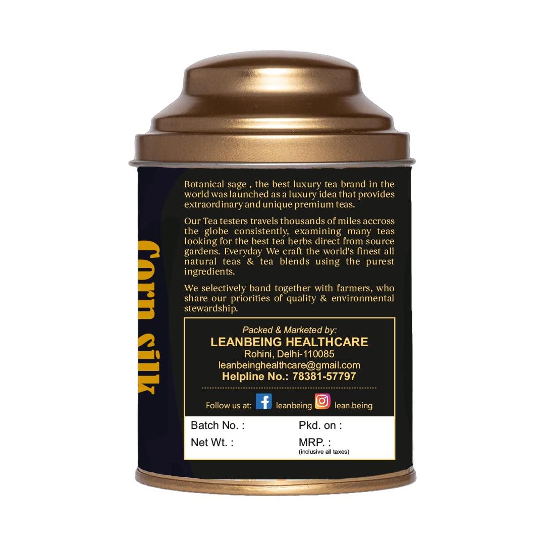 Botanical Sage Botanical Sage- Corn Silk Tea 40g | for Kidney Stones | Liver Cleansing | Bhutte Ke Baal | Maize Hair Tea |Supports Urinary Tract Health | Selected | Luxury Tea