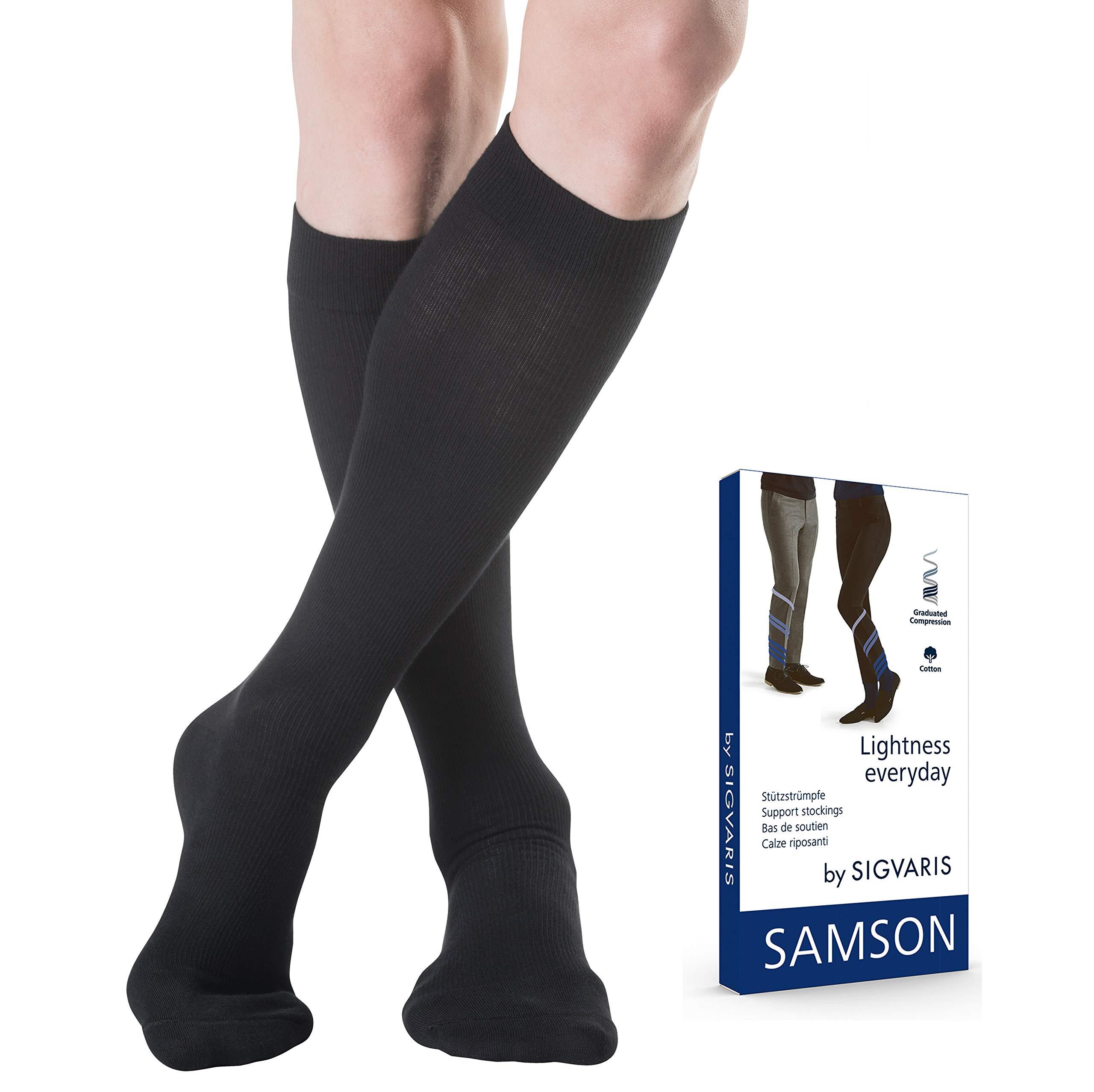 Sigvaris SIGVARIS SAMSON - Support Stockings with Graduated Compression for men and women - ideal for travel and everyday wear (size - 3)