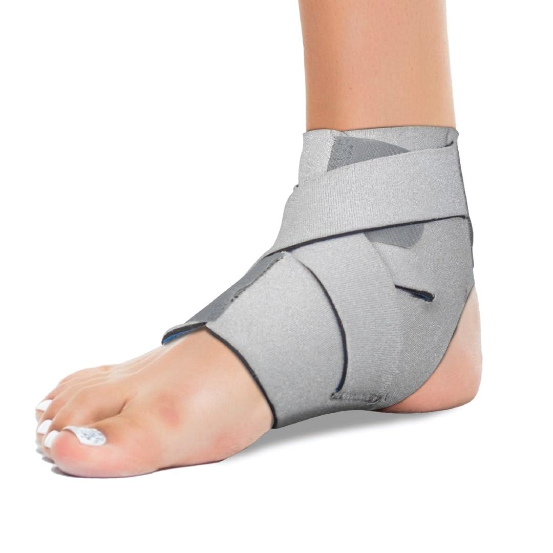 Vissco Vissco Neoprene Ankle Support, Provides Optimum Compression & Support to the Ankle - Large (Grey)