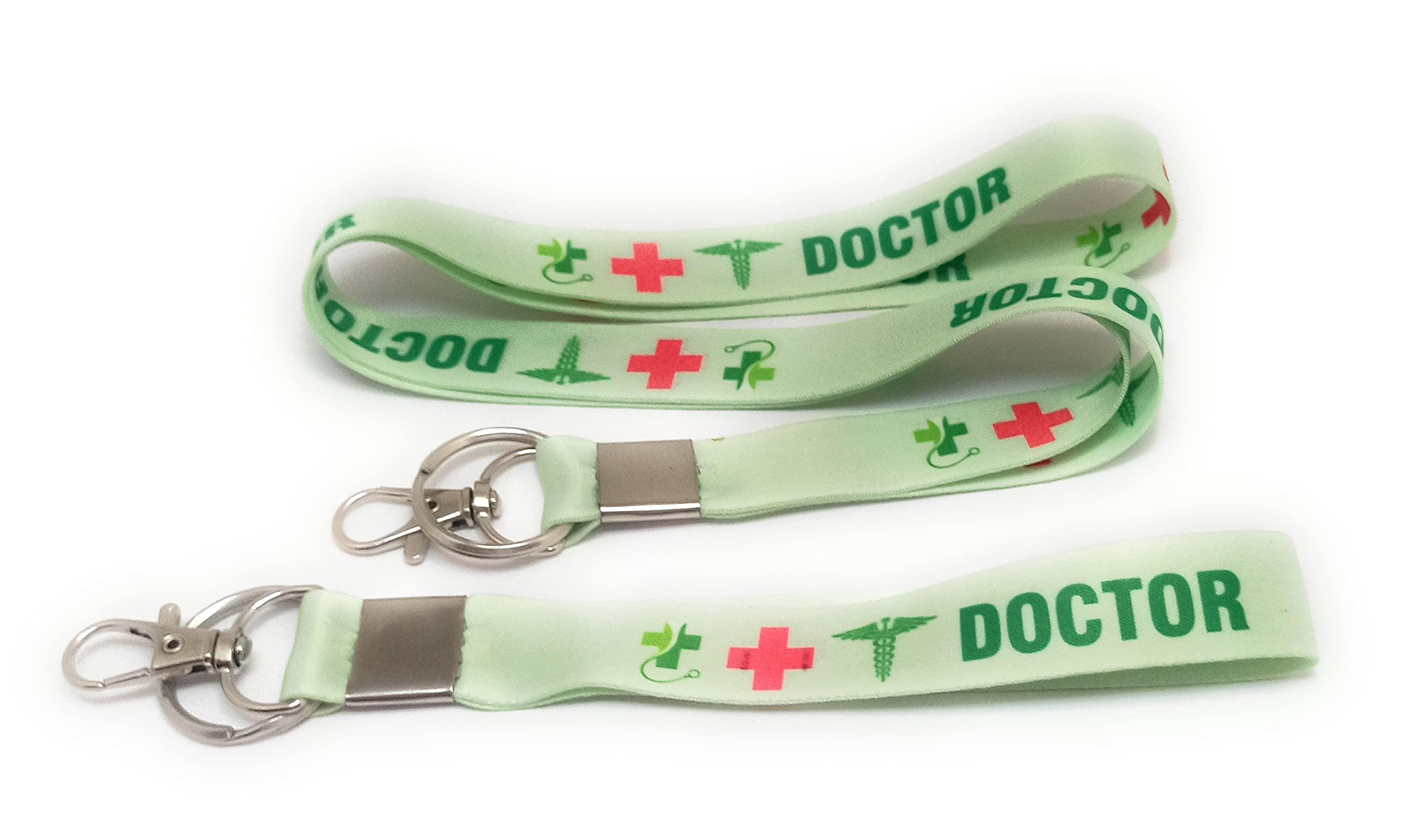 Generic Doctor Neck Strap Lanyard Set Of 2 Light Green