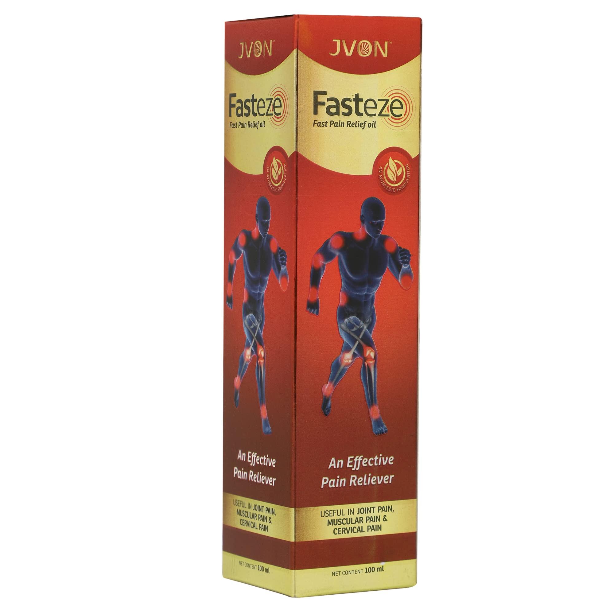JVON JVON Fasteze Fast Pain Releif Oil an Effective Pain Reliever Useful in Joint Pain.-100 ml.