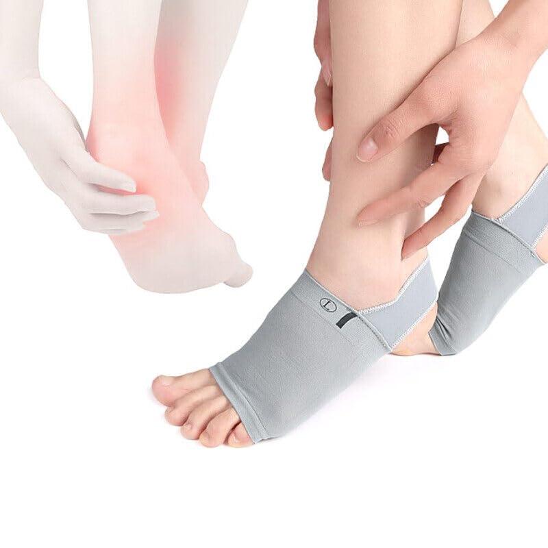 ULTRINA ULTRINA Flat Foot Arch Support Socks for Men & Women | Medial Arch Support for Flat Feet Correction Sleeve With Cushion | Plantar Fasciitis Leg Foot Pain Relief Product | Free Size.