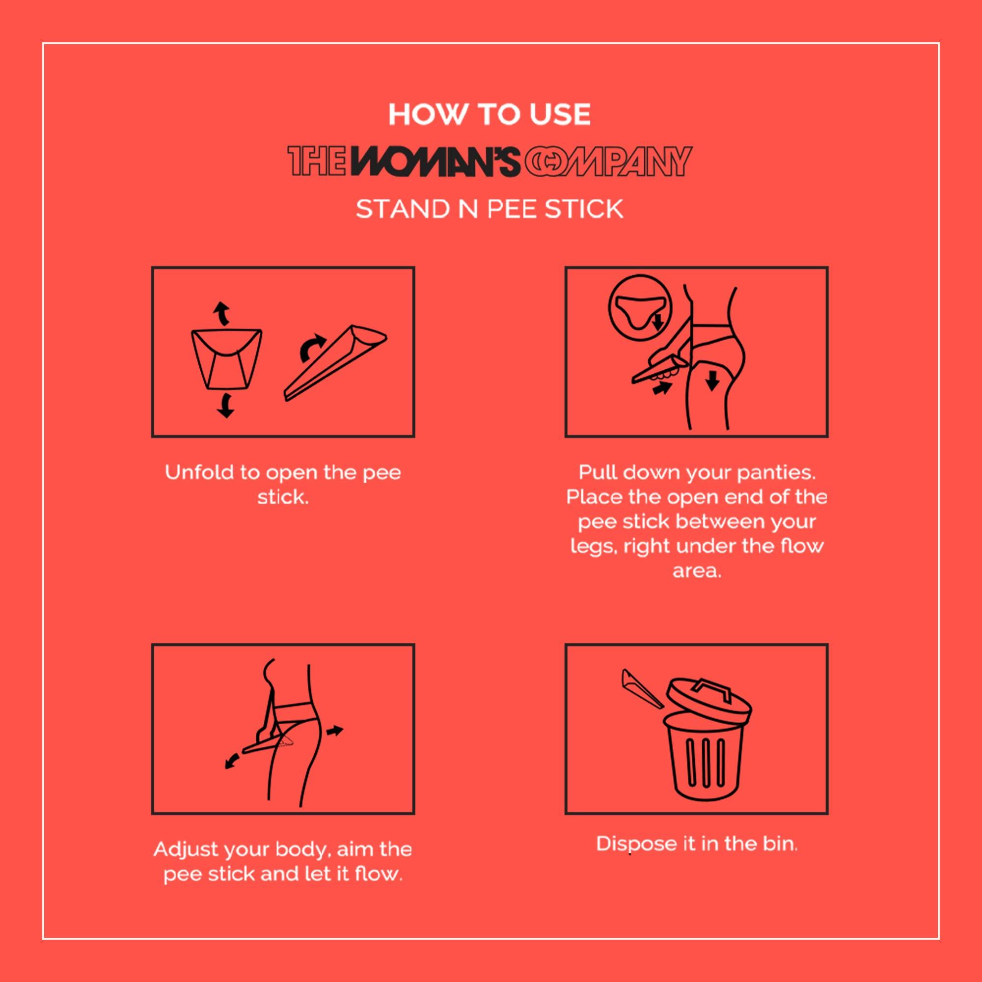 THE WOMAN'S COMPANY The Woman's Company 20 Funnels Disposable Female Urination Device for Women and Girls | Portable, Leak-proof Stand and Pee Funnels | Public Toilets, Travel, Camping, Hiking and Outdoor Activities