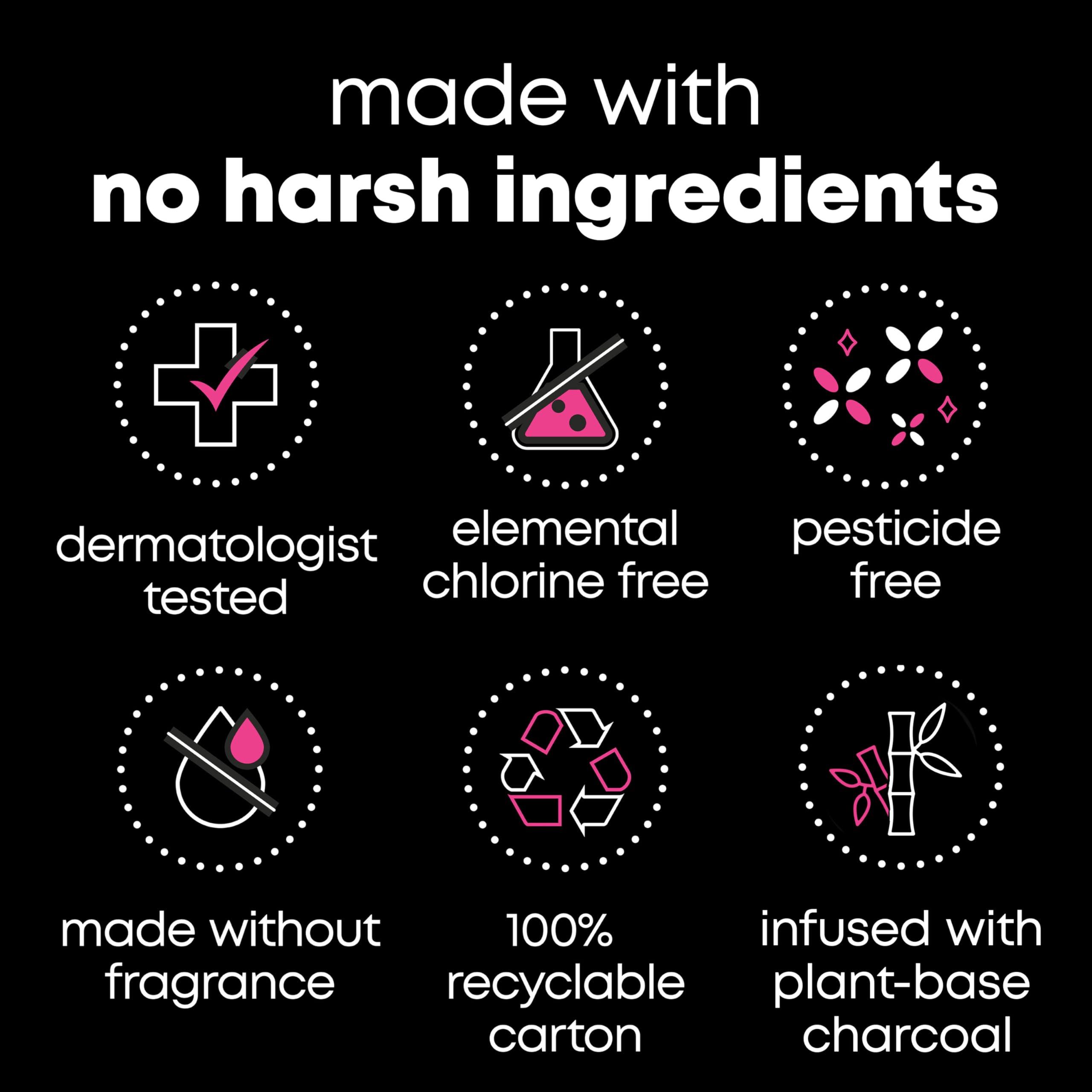 U by Kotex U by Kotex Teen Ultra Thin Feminine Pads with Wings, Overnight, Unscented, 24 Count