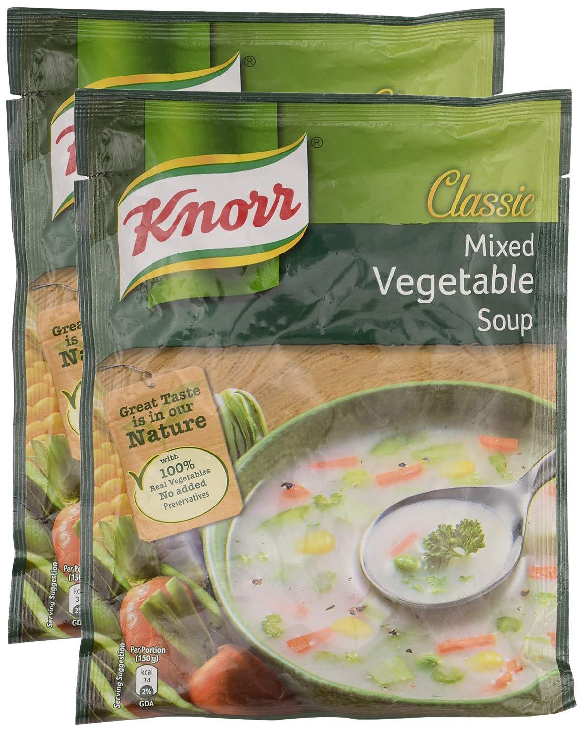 Knorr Knorr Soup - Mixed Vegetable, 45g (Pack of 2) Promo Pack