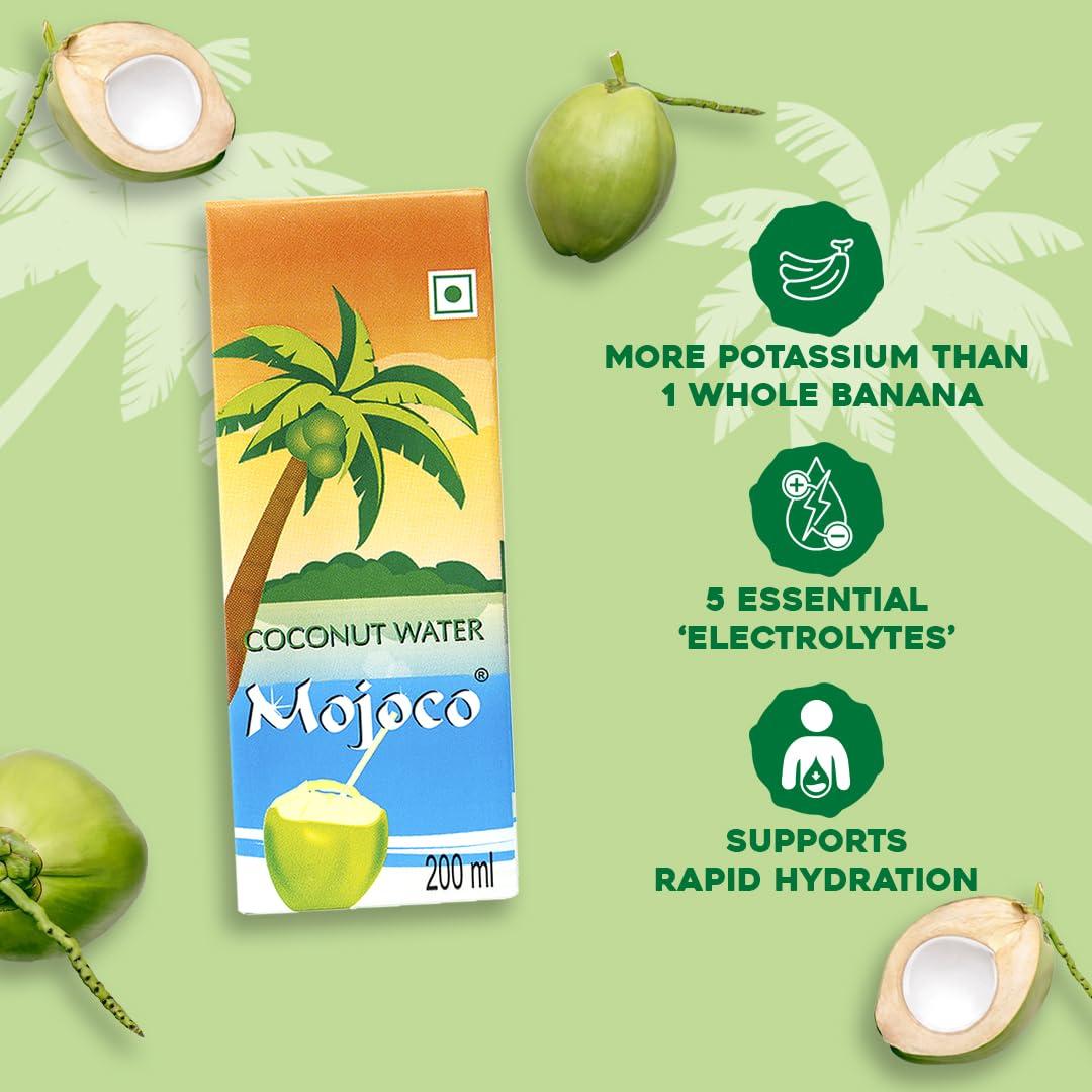 MOJOCO MOJOCO Delicious Natural Tender Coconut Water Energy Drink,200 ml(Pack of 6)