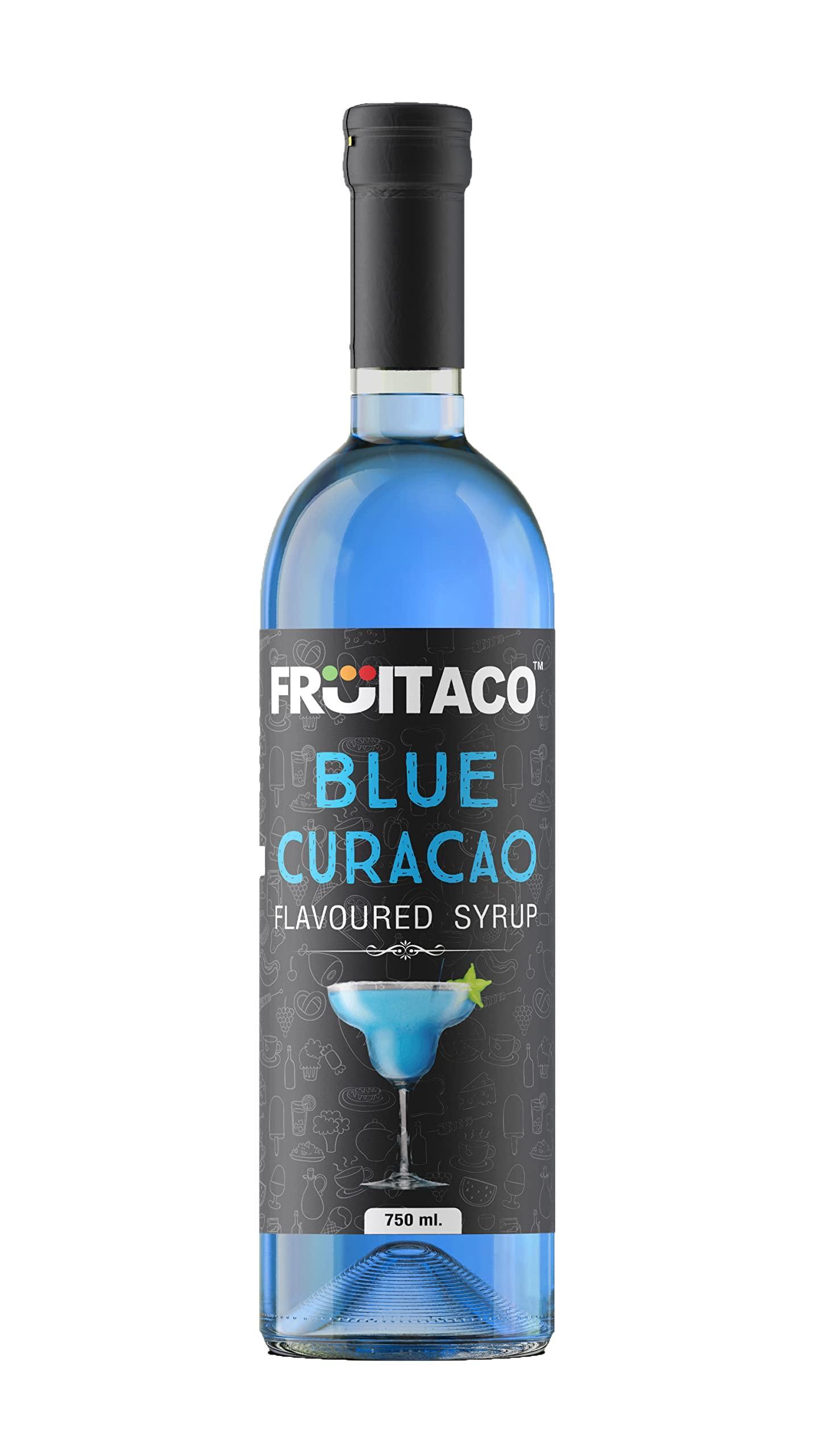 Fruitaco Fruitaco Blue Curacao Grenadine Bubble Gum Mojito Mint Syrup Combo 750 Ml Each - Liquid