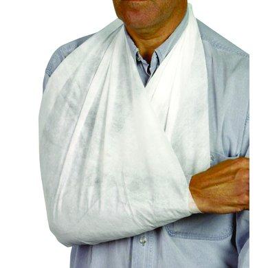 ADD GEAR ADD GEAR Triangular Bandage 94 x 94 x 133 cm First Aid Cotton Triangular Bandage Millitary Cravat Non Sterile (Pack of 2)