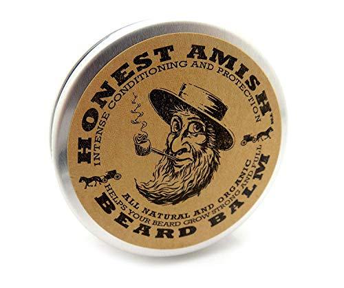 Honest Amish Honest Amish Beard Balm Leave-in Conditioner - All Natural -Vegan Friendly Organic Oils and Butters