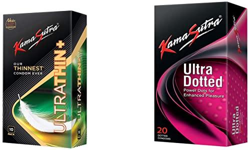 KamaSutra Kamasutra Ultra Thin+, Ultra Dotted Condoms 30 Count