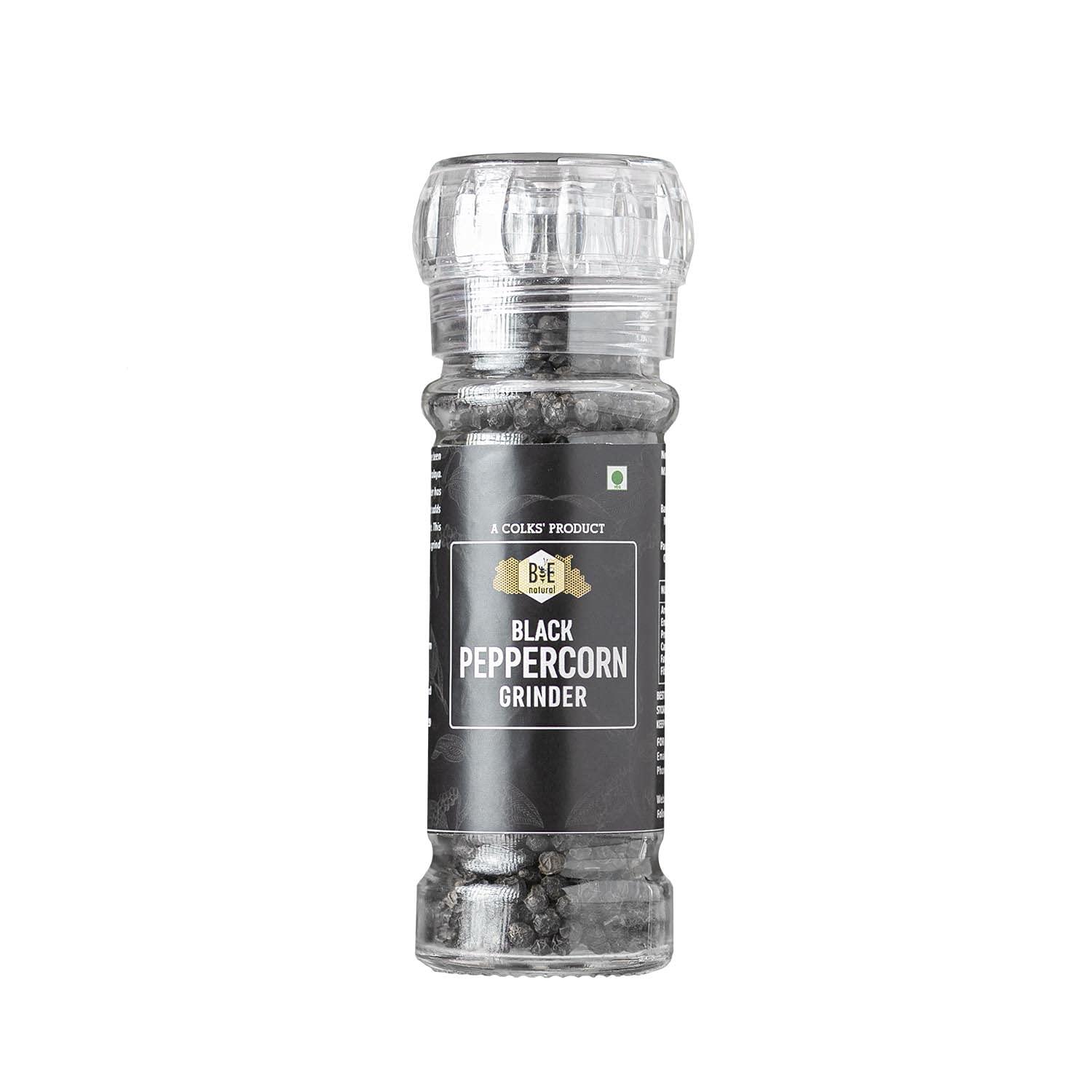 BEE Natural BEE Natural black peppercorn grinder | 100% Natural (pack of 1) | 60g