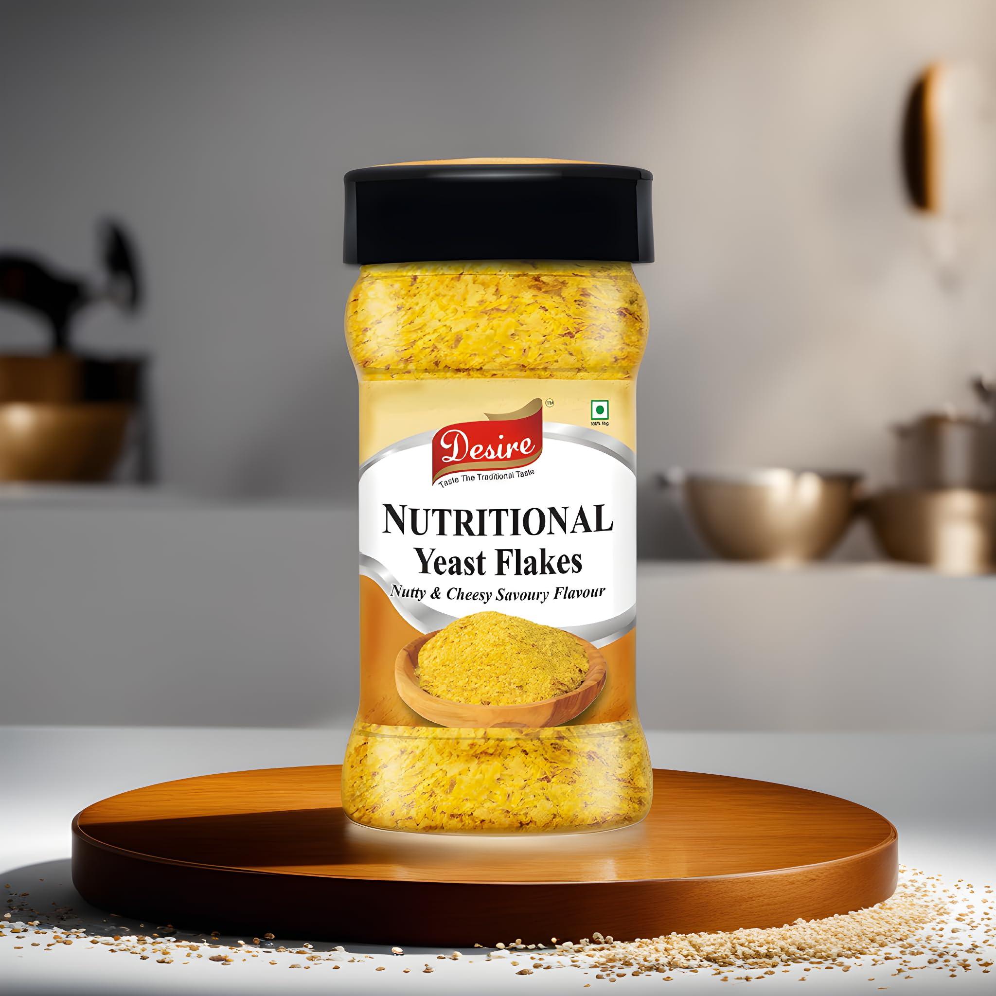 Desire Desire Nutritional Yeast Flakes (Gluten-Free Nutty Flavour) 50 Grams