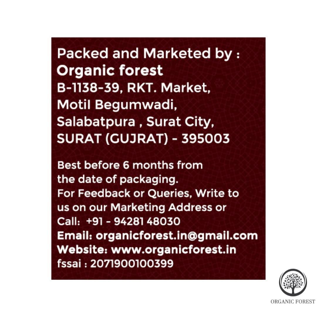 Organic forest Organic Forest Country Side Brown Sugar Mineral Rich And Raw Luscious Sugar 100 % Natural Brown Sugar Standard Zip Lock Pack Of 2000 Gm (1 kg (Pack of 2))