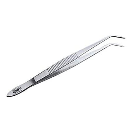 Omega Dental Stainless Steel Tweezer | Tweezer | Dental Instrument (Set Of 3)