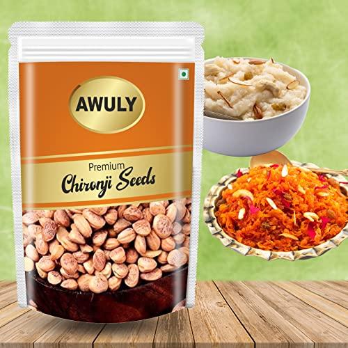 AWULY AWULY Natural Premium chironji Seeds | Charoli Seeds Dry Fruits | Almondette kernels/Seeds | 1000 gm | Chiraunji Seeds | Pack of one
