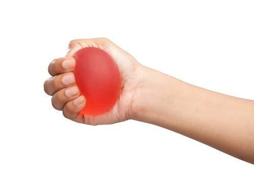 Sheetal Traders Sheetal Traders Gel Ball Universal For Hand Excersize Wrist Muscles Strengthening & Stress Relief (Colour-Red) (Medium)