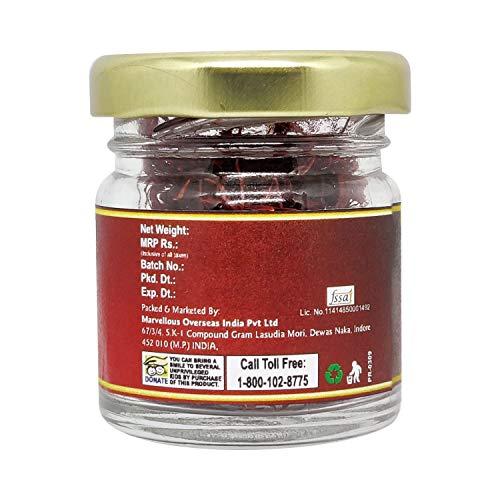 PURAMIO Puramio Kashmiri Mongra Saffron (Kesar) - 100% Pure and Natural, 5g