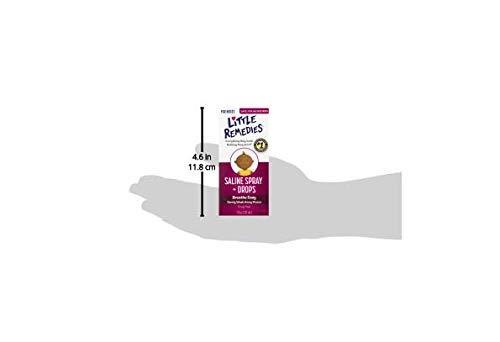 Little Remedies Little Remedies Little Noses Saline Spray Drops - 1 Fl Oz (Pack Of 2)