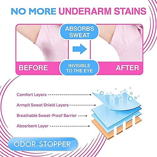 CHAMPEX CHAMPEX Underarm Sweat Pads - Disposable Armpit Sweat Pads To Fight Hyperhidrosis And Excessive Sweating For Women And Men - Non Visible Dress Shields