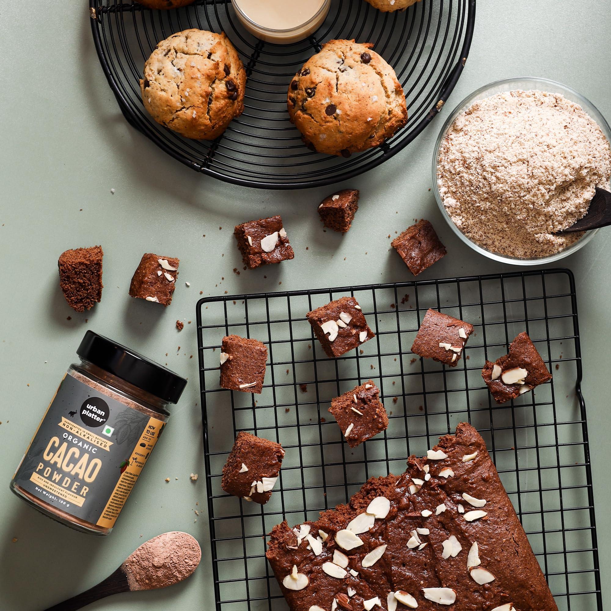 urban platter Urban Platter Non-Alkalized Organic Cacao Powder, 100g