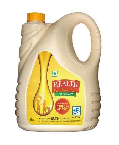 Generic RCM Rice Bran Health Guard Physically Refined Oil, 5 litres with 14000 PPM Oryzanol