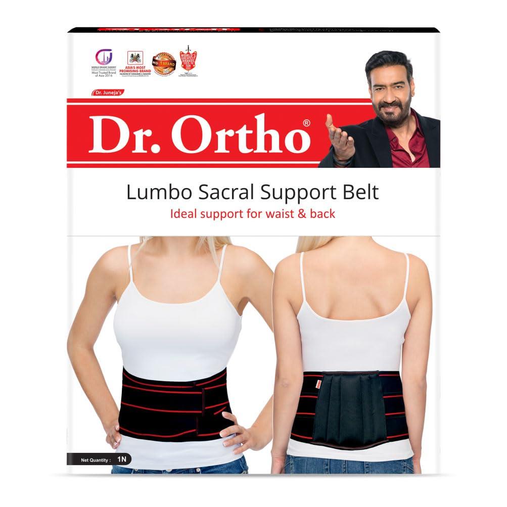 Dr Ortho Dr. Ortho Lumbo Sacral Support Belt For Muscle Relaxation(Waist & Back Support Belt)-For Men & Women, Cotton Fabric , Muscle(Medium(85Cm-100Cm))