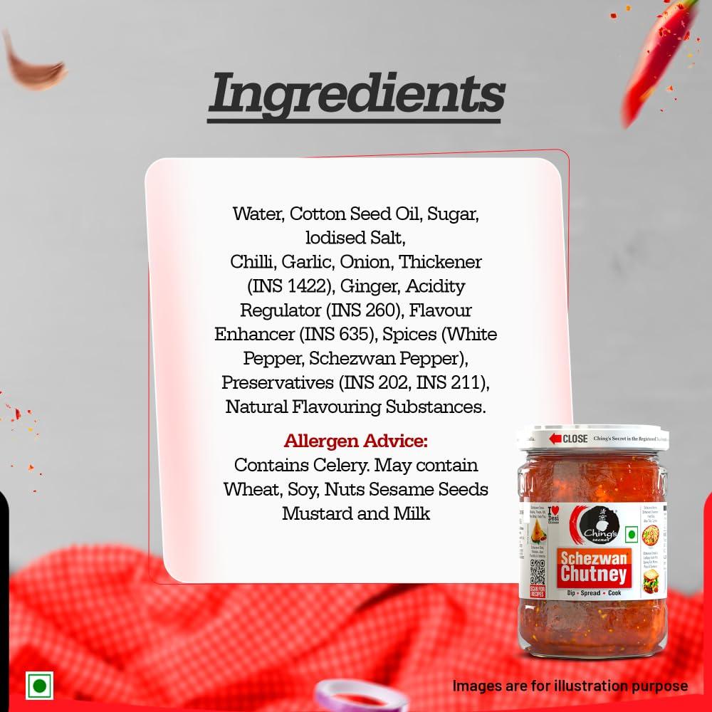 Chings Ching\'s Secret Schezwan Chutney, 600g