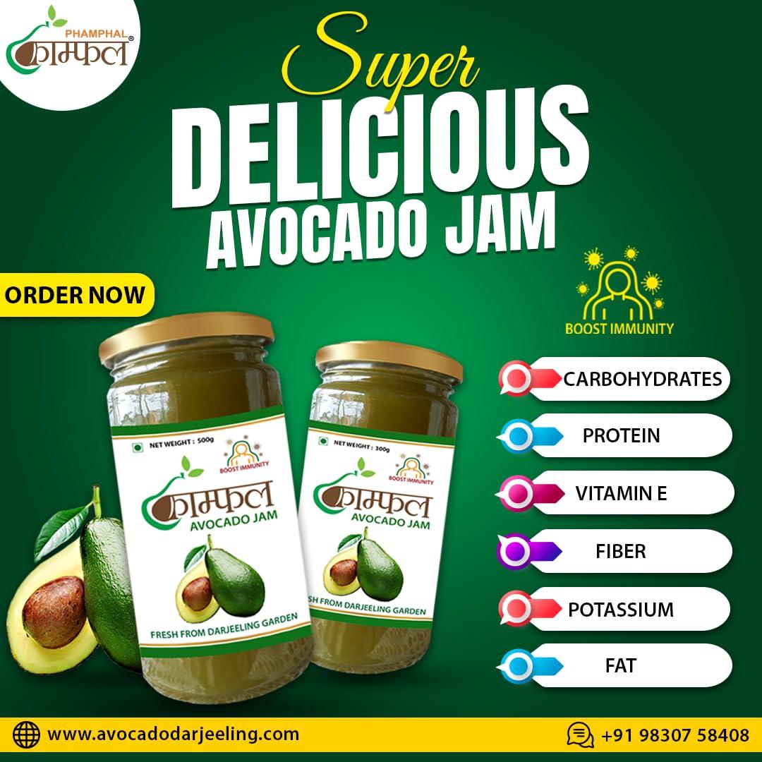 PHAMPHAL PHAMPHAL Avocado Jam Boost Immunity Good For Health Fresh From Darjeeling Garden