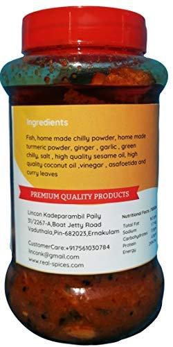 Real Spices Real Spice's Home Made Kerala Yellow Fin Tuna/ Kera Fish Pickle 400 Grams / Rs 440