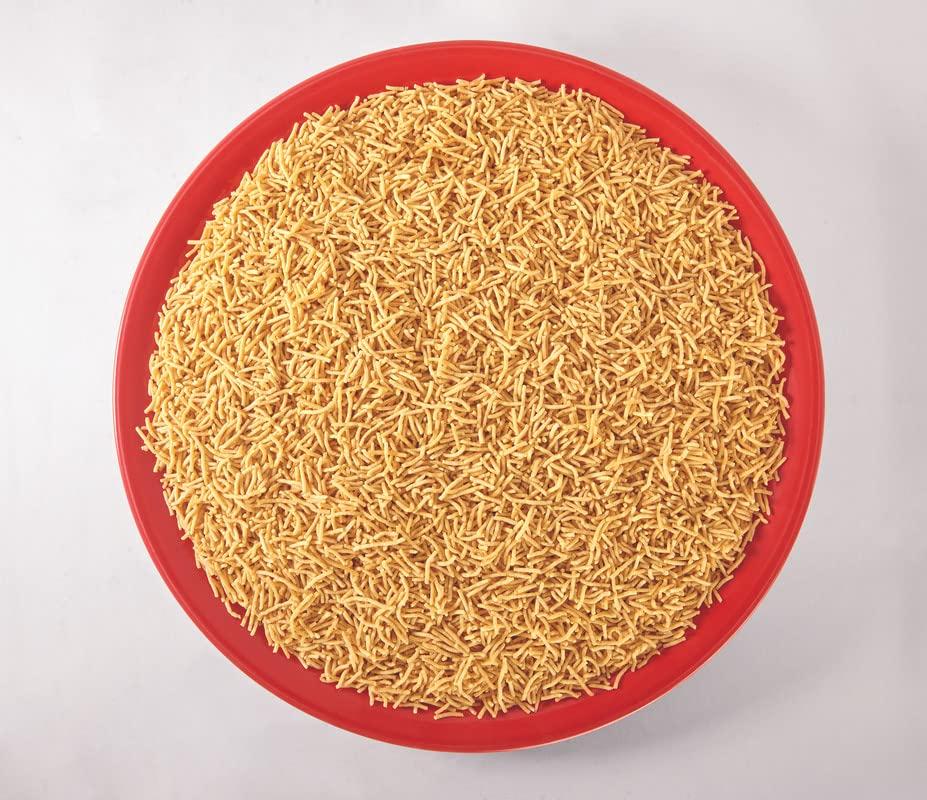 BHUJIALALJI Bhujialalji Aloo and Bikaneri Bhujia (pack of 4) 4kg| All time favourite indian snacks/Namkeen | Ready to eat | Crsipy & Light snacks