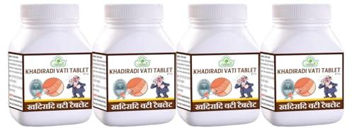 GUNMALA ENTERPRISES Khadiradi Vati Tablet - 60 Tab. Pack Of 4