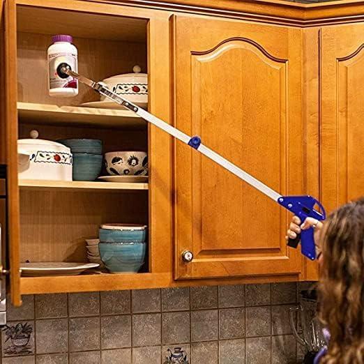 TONSYL TONSYL Folding Compact Helping Hand Long Reach Pick Up Grabber, Aluminum Reaching Aid for Yard, Home, Office, Disabled or Elderly Easy Portable Convenient