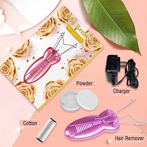 TFW ECVISION Electric Shaver Ladies Epilator Facial Hair Epilator Facial Hair Remover Pull Faces Delicate Beauty Epilator Pull Face Device Depilation (Pink)